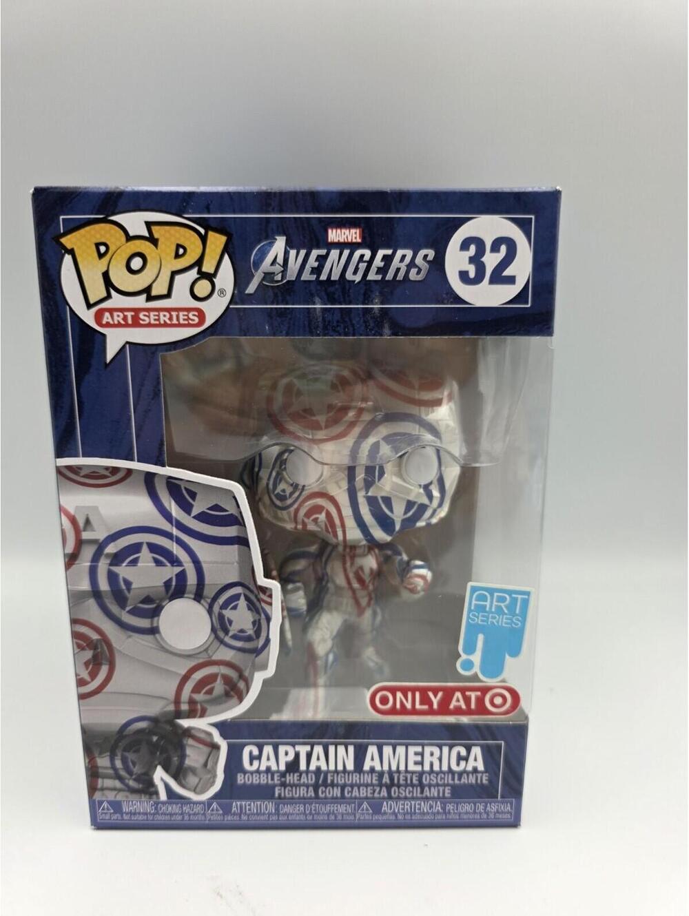 Funko Pop! Art Series Marvel Avengers 32 Captain America Vinyl Figure